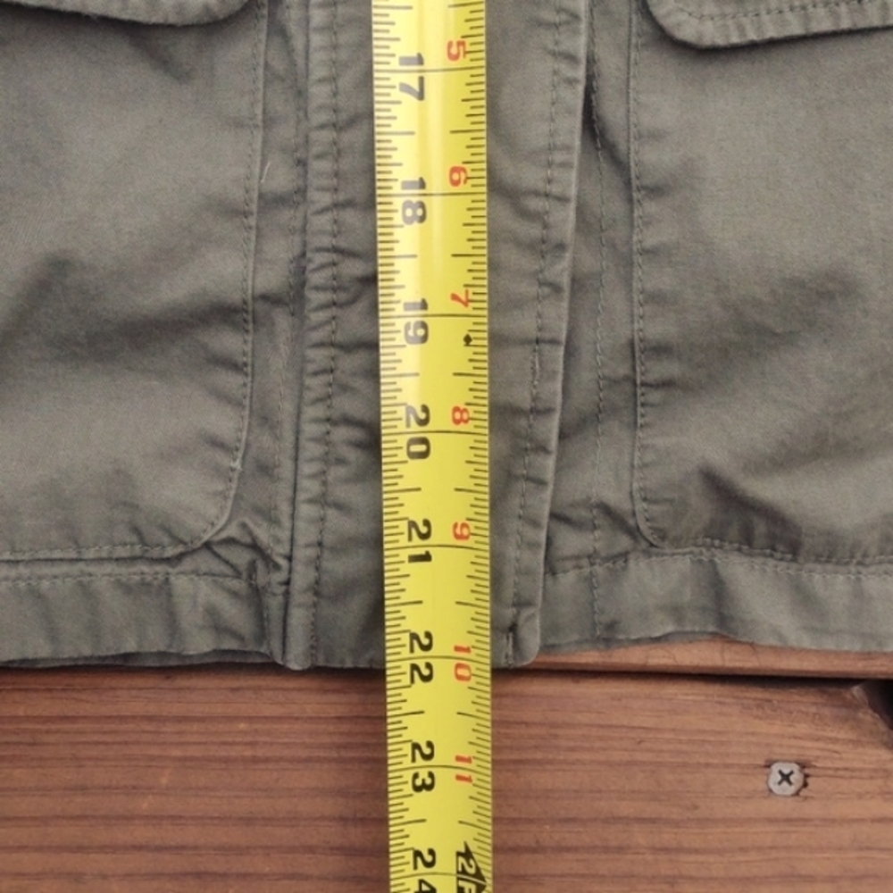 Love Tree Army Green Cotton Military Utility Jacket Size Small - Picture 11 of 14
